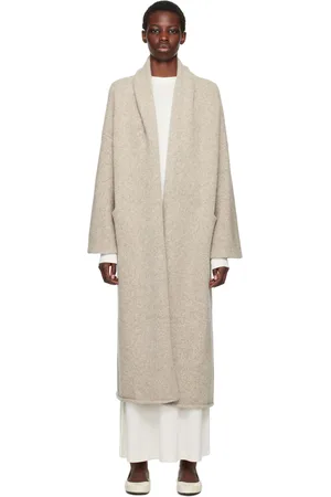 Lauren Manoogian Taupe Long Shawl Cardigan