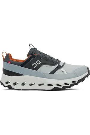 On Running Gray & Blue Cloudhoriz Waterproof Sneakers