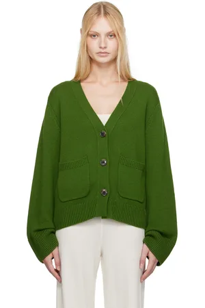 Lisa Yang Green Danni Cardigan