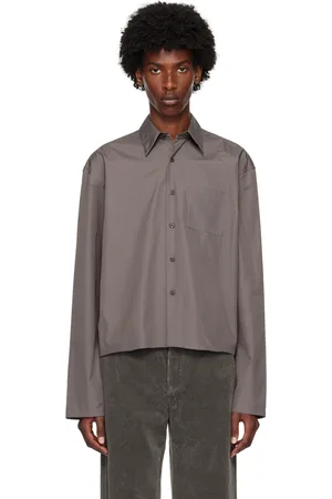 RIER Gray Mini Shirt
