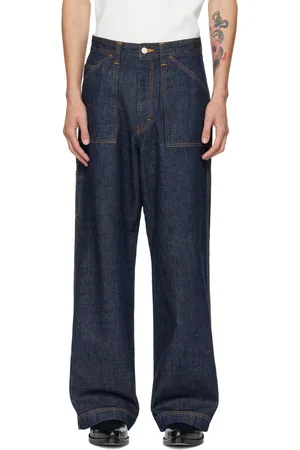 rice nine ten Blue Heart Icon Painter Jeans