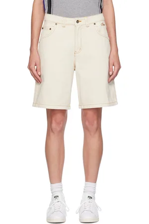 DIME Off-White Classic Denim Shorts
