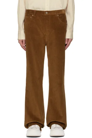 Recto Brown Cotton Trousers