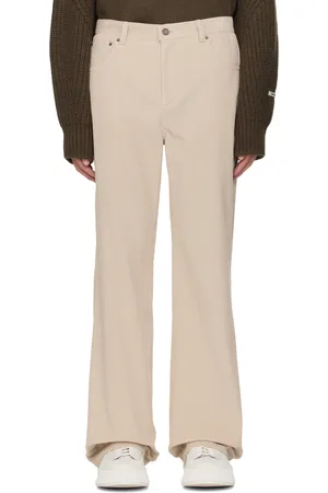 Recto Beige Cotton Trousers