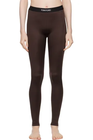 Tom Ford Brown Jersey Signature Leggings