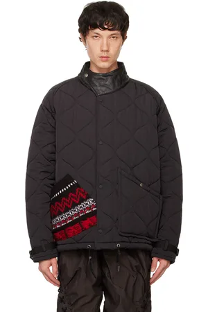 Andersson Bell Nordic Knitted Pocket Quilted Jacket