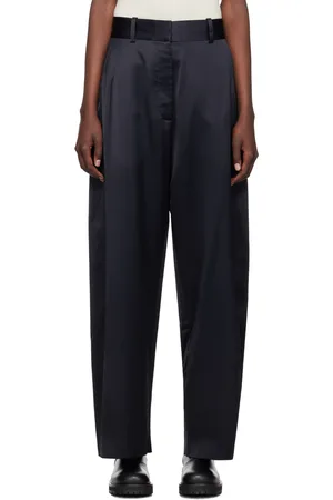 STUDIO NICHOLSON Black Myers Trousers
