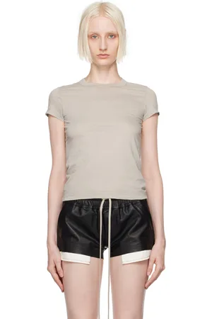 Rick Owens Off-White Porterville Cropped Level T-Shirt
