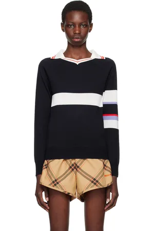 WALES BONNER Navy Calm Polo