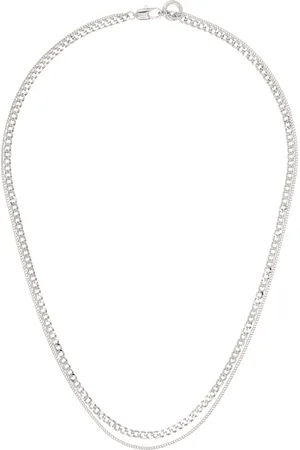 A.P.C. Silver Minimalist Necklace