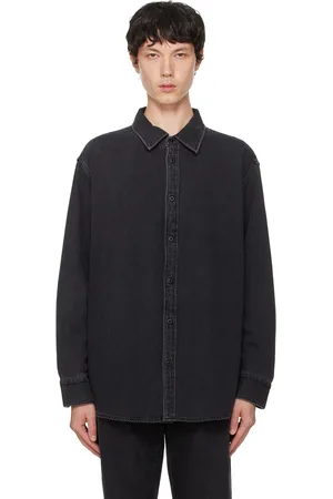 RAG&BONE Black Matthew Denim Shirt