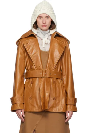 J.W.Anderson Tan Short Leather Jacket
