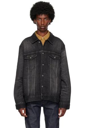 Calvin Klein Black Elongated Denim Jacket
