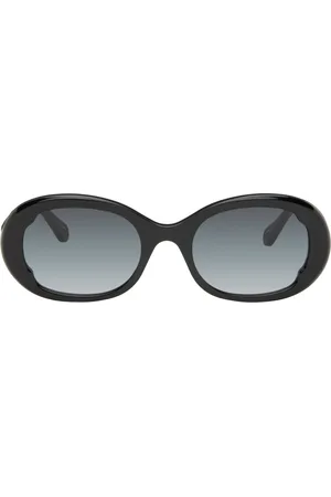 Chloé Black Oval Sunglasses