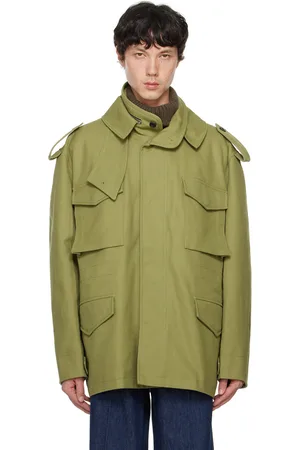 Recto Khaki French Vintage Military Canvas Jacket