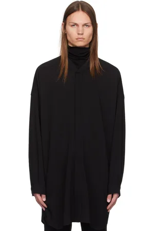 Rick Owens Black Oversized Faun Shirt