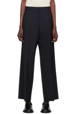 STUDIO NICHOLSON Navy Baier Trousers