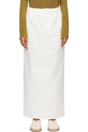 GABRIELA COLL GARMENTS White No.282 Midi Skirt