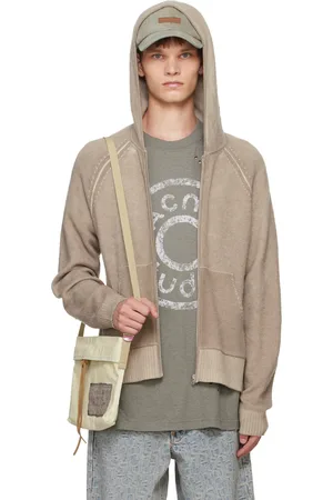 Acne Studios Taupe Raglan Sleeve Hoodie