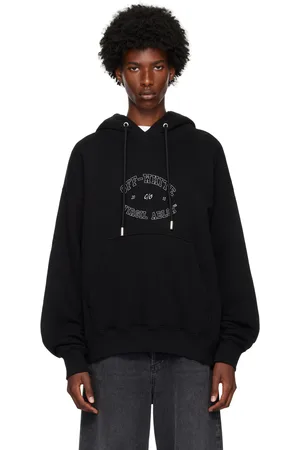 OFF-WHITE Black College Skate Hoodie