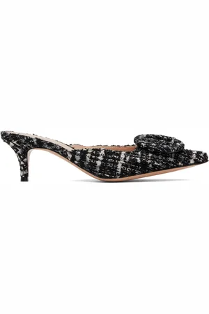 Gianvito Rossi Black Portofino 55 Mules