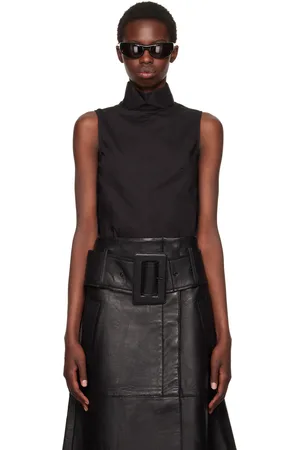 REMAIN Birger Christensen Black Sleeveless Tank Top
