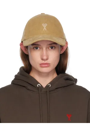 Ami Beige Tonal Ami de Cœur Embroidery Cap