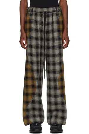 SONG FOR THE MUTE Black & Gray Relaxed Lounge Pants