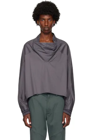 Kiko Kostadinov Gray Jacklight Shirt