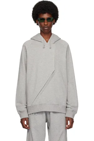Olly Shinder Gray Split Hoodie