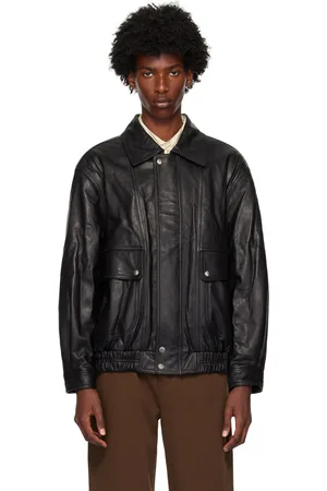DUNST Oversized Vintage Leather Jacket