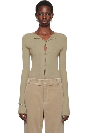 RIER Khaki Button Cardigan