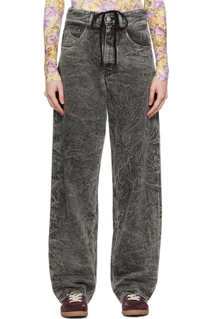 Maison Margiela Gray Creased Jeans