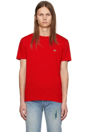 Lacoste Red Crewneck T-Shirt