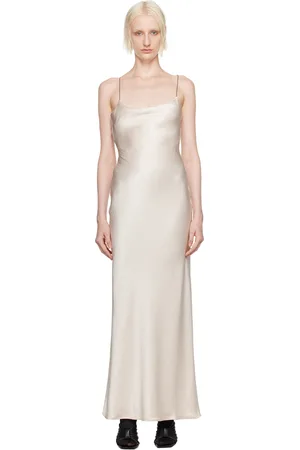 Bec & Bridge Beige Allegra Tie Maxi Dress
