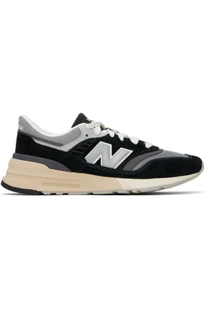 New Balance Black & Gray 997R Sneakers