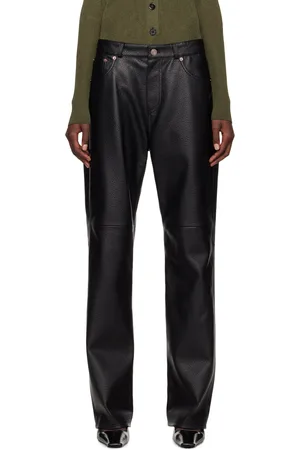 Recto Greta Faux-Leather Pants