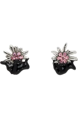 OTTOLINGER Silver & Dipped Edelweiss Earrings