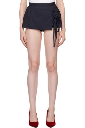 pushBUTTON Side Slit Open Micro Skort