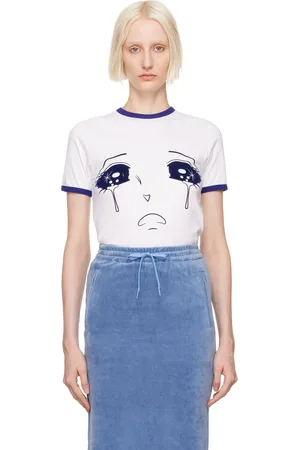 pushBUTTON White & Rib Point T-Shirt