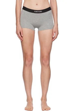 Tom Ford Gray Signature Boxer Boy Shorts