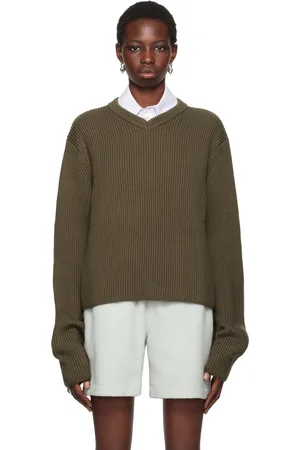 RIER Brown Virgin Wool Sweater