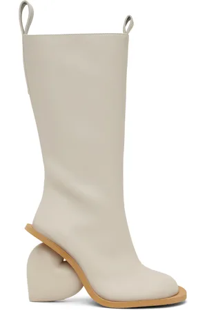 Yume Yume SSENSE Exclusive Off-White Love Boots