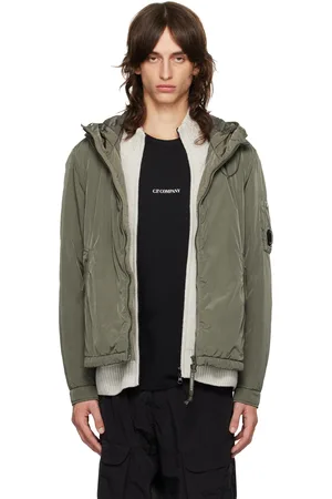 C.P. Company Khaki Chrome-R Hooded Jacket