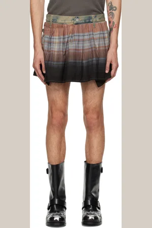 Acne Studios Multicolour Flannel Mini Skirt
