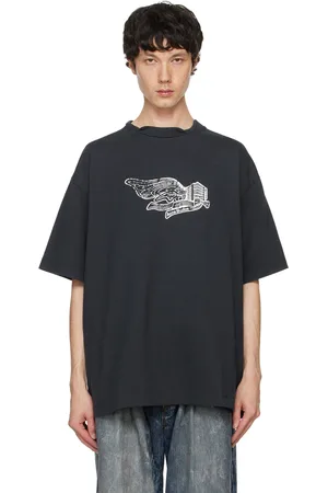 Acne Studios Black Graphic T-Shirt