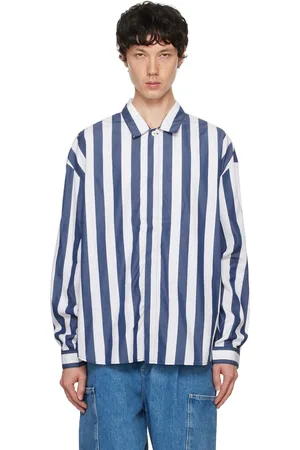 SUNNEI Blue & White Over Shirt