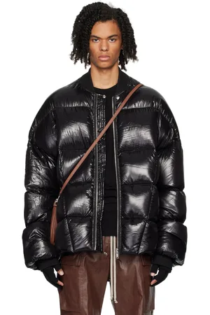 Rick Owens Black Porterville Flight Down Jacket