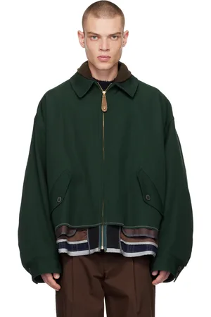 Kolor Green Layered Jacket