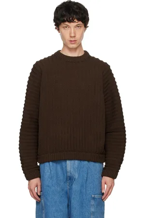 SUNNEI Brown Round Neck Sweater